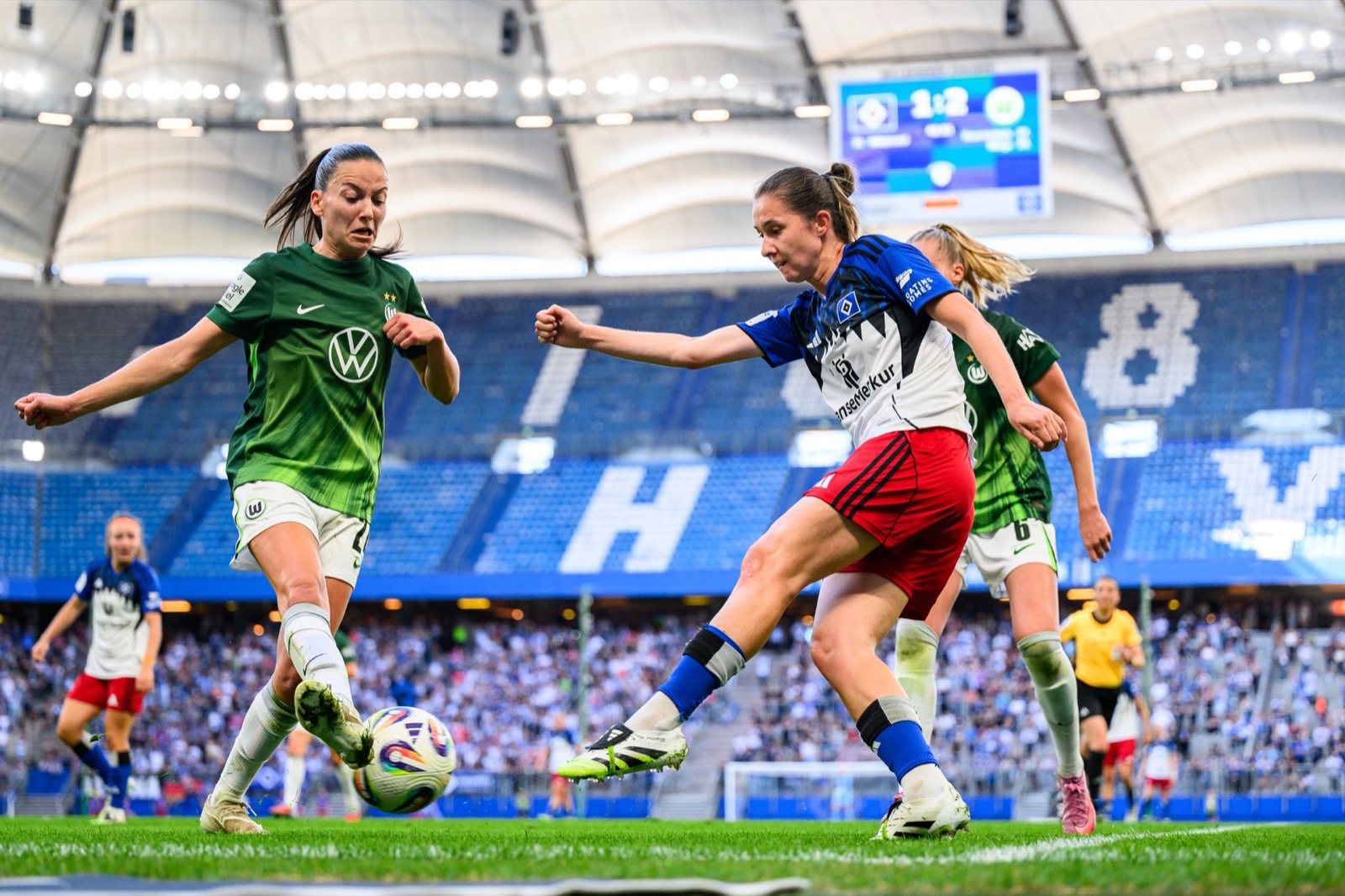 Sport-Fotografie: Fußball - Hamburger SV - VfL Wolfsburg