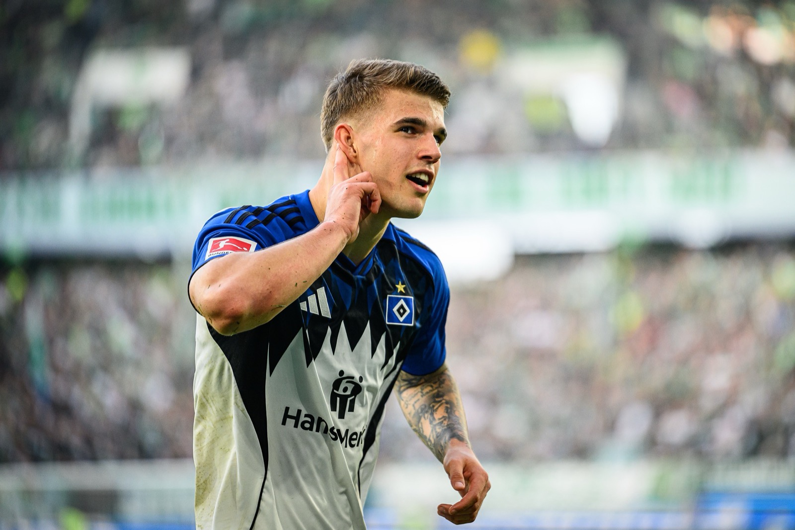 Sport-Fotografie: Fußball - VfL Wolfsburg - Hamburger SV