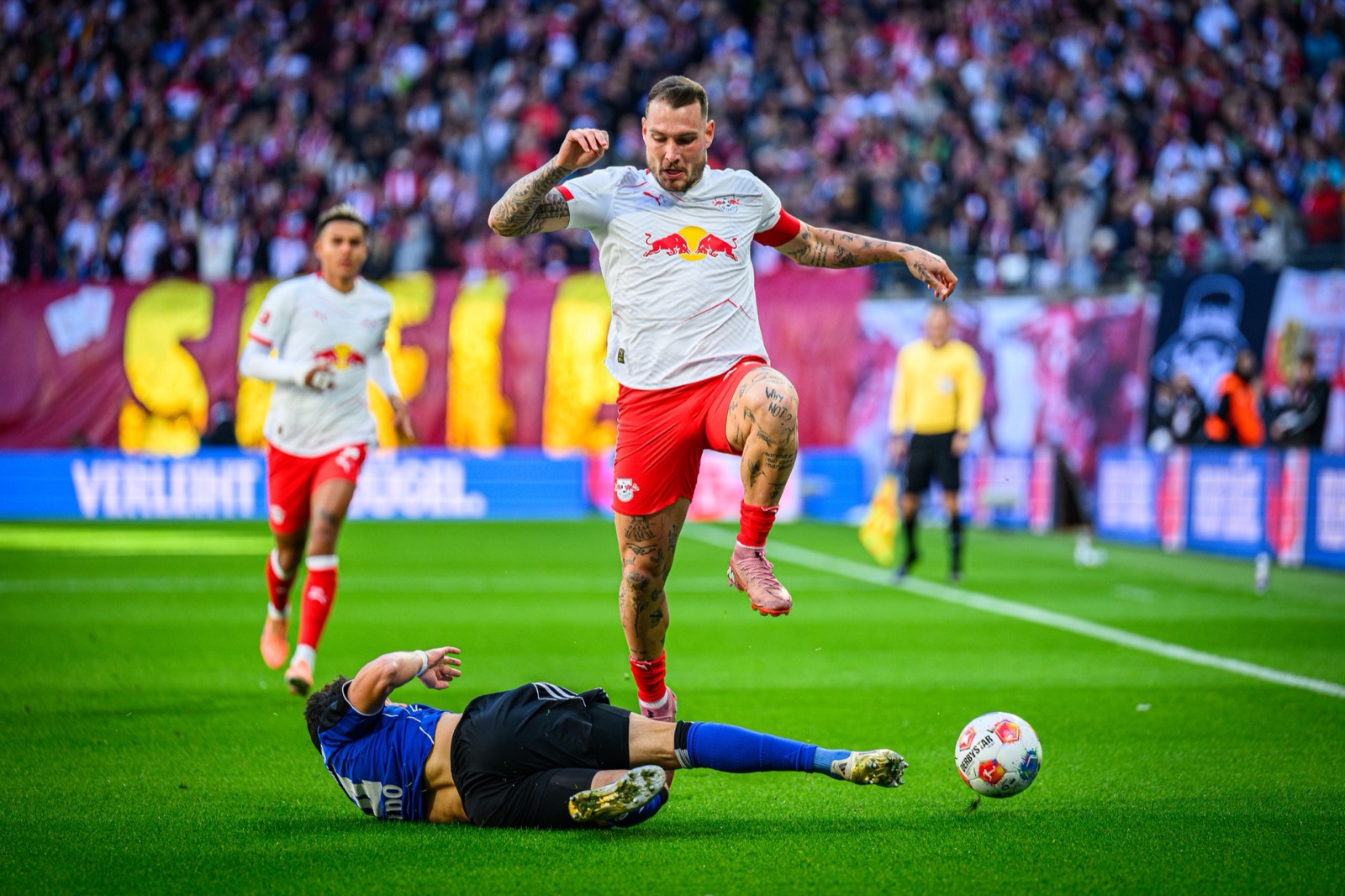 Sport-Fotografie: Fußball - RB Leipzig - Hamburger SV